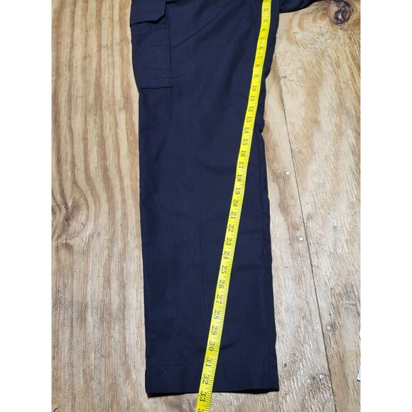 5.11 Tactical Cargo Pants Men 34/33 Blue Button @j4 - Picture 4 of 6